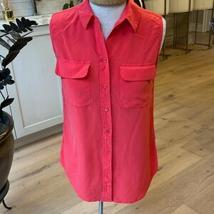 VGUC* (see note) Equipment Femme silk sleeveless blouse
